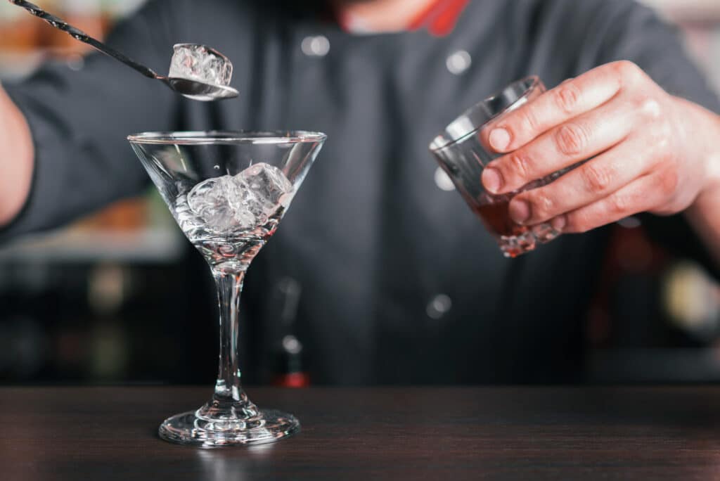 martini cocktails preparation