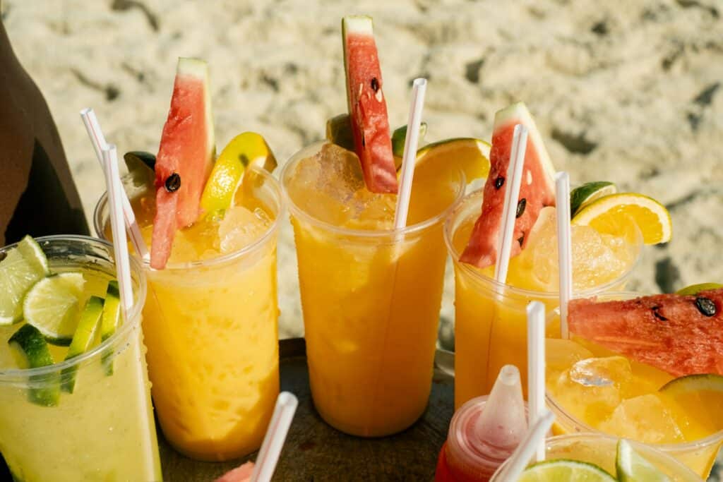 Orange juice mocktail