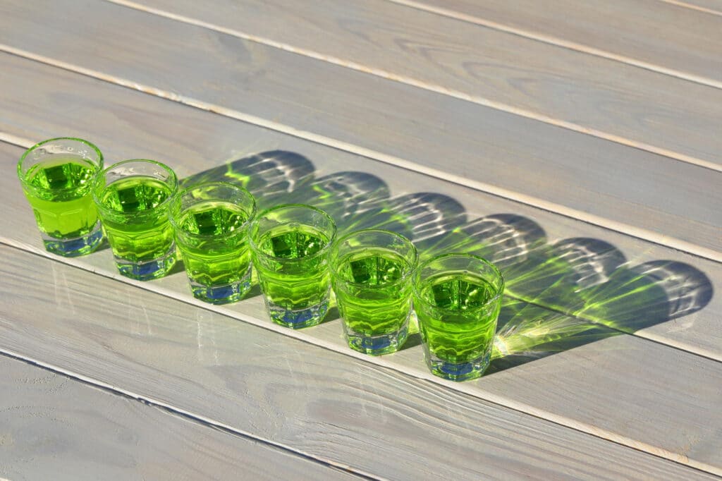 Jell-o shots margarita flavour