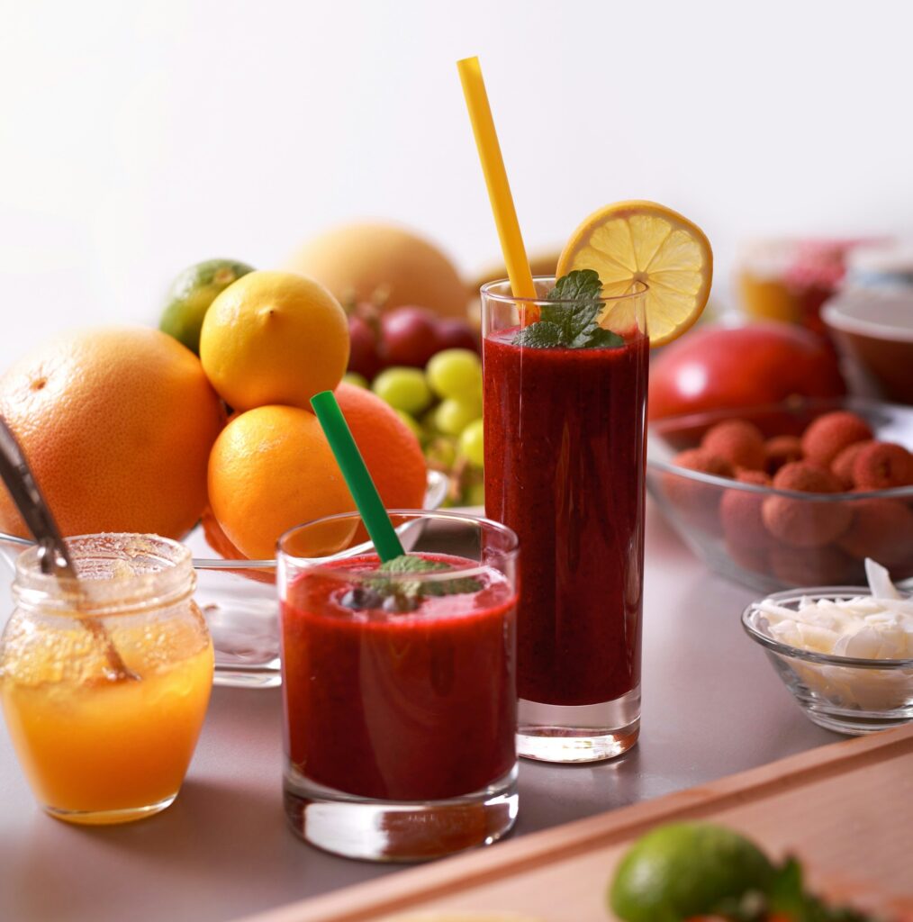 Healthy mocktail smoothies