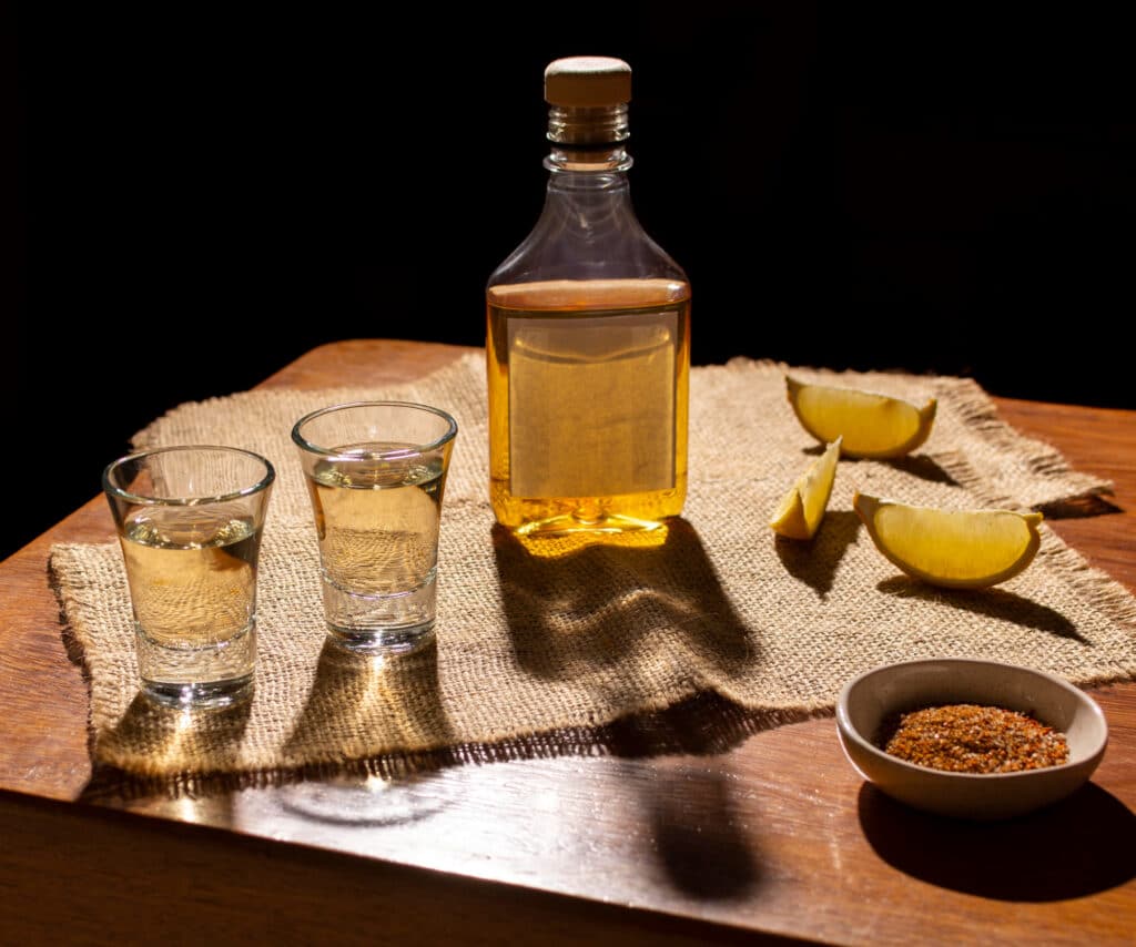 Mezcal shots
