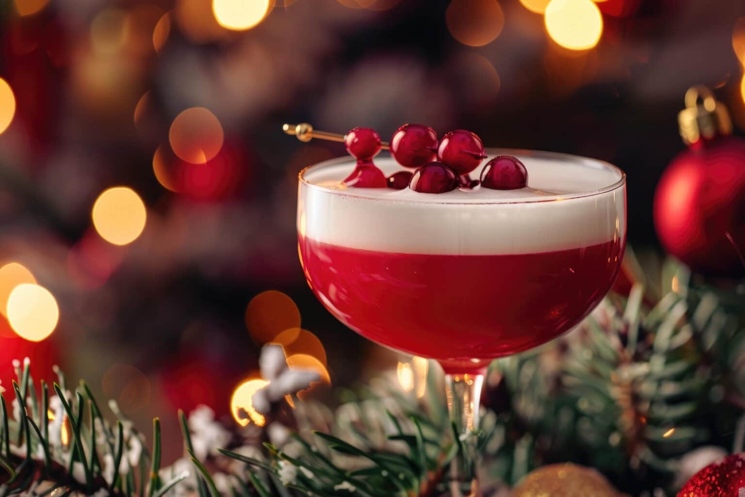 Christmas cocktails
