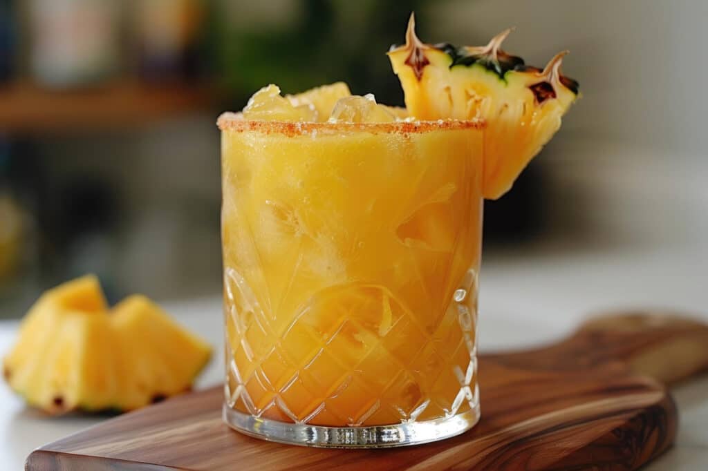 pineapple sunrise mocktail ready to drink