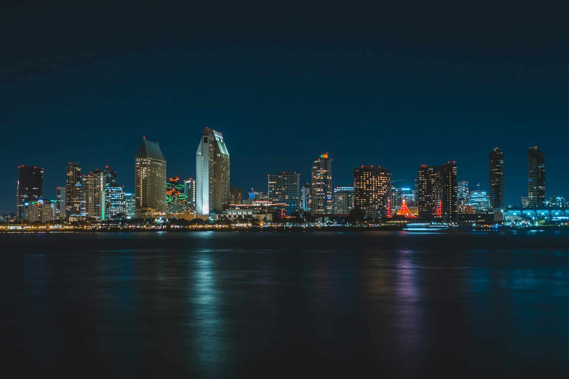 San diego night view