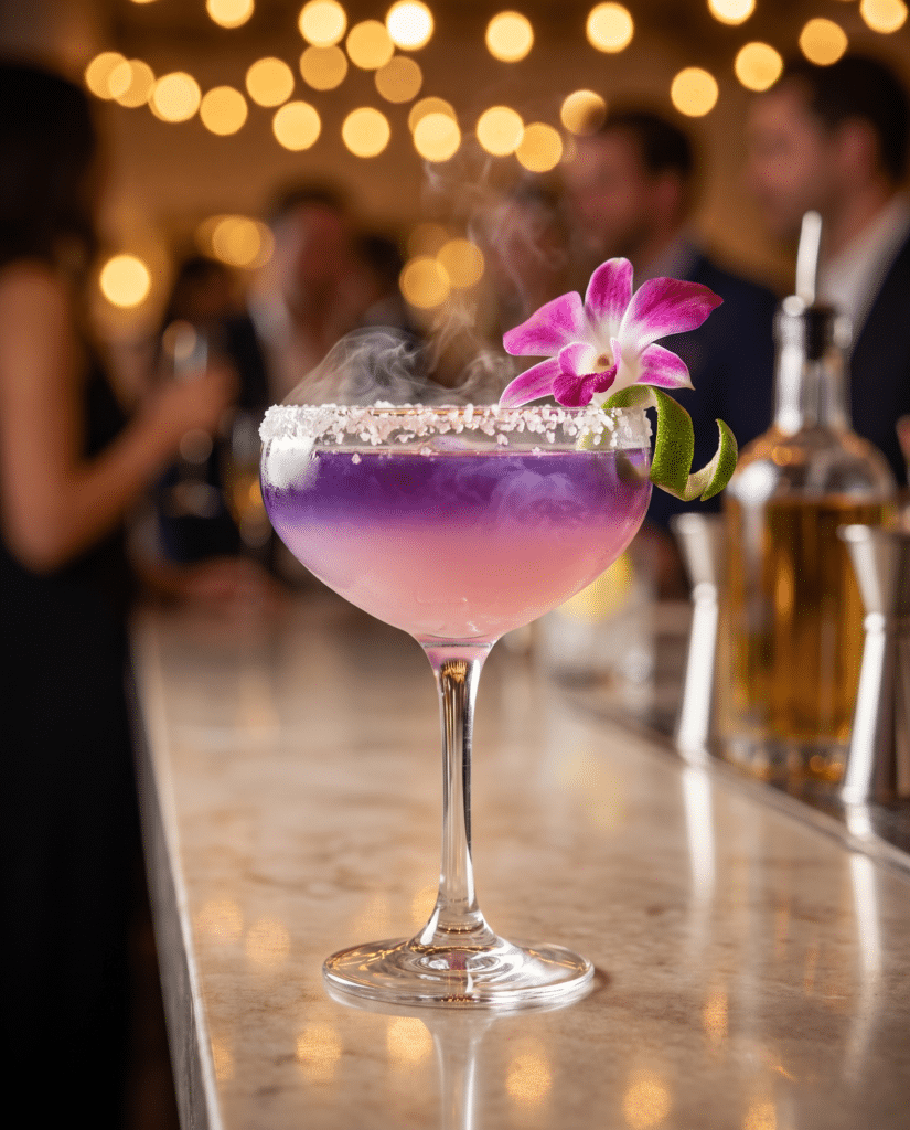 magic mezcal signature cocktail for a LA party
